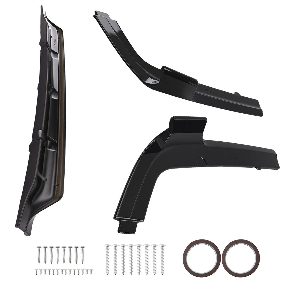 Bumper Lip Diffuser for BMW X7 M Sport (2019–2025) Rear Black Kit