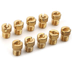 10PCS Carburetor Pilot Jets Kit for PWK Mikuni OKO KOSO Carb #100-#140