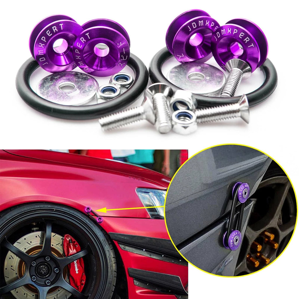 Purple Quick-Release Fasteners for Honda Accord (2018–2022)