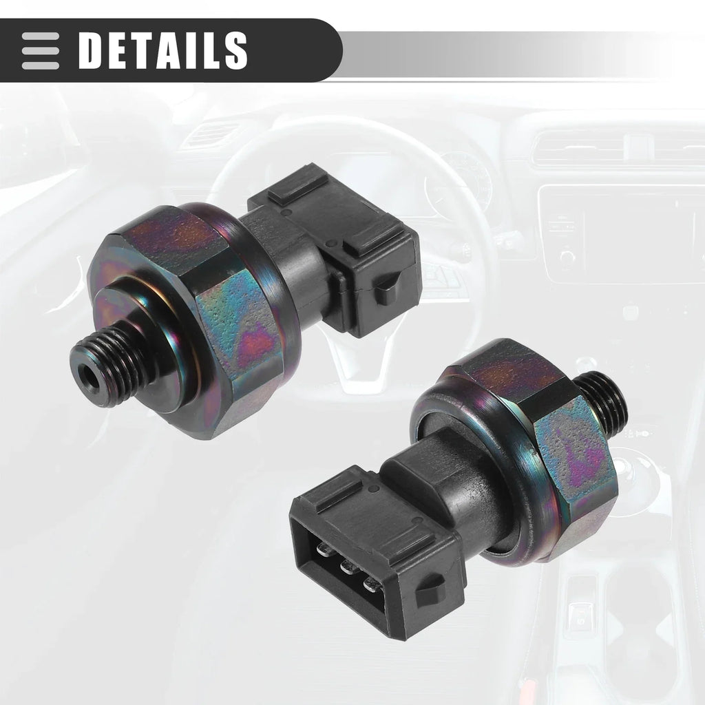 A/C Pressure Transducer Valve for Mercedes-Benz C220 (1994-1996) Metal Black