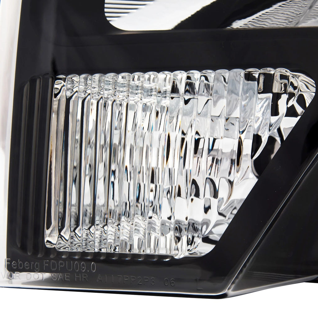 Headlight Assembly Left Right for 2009-2014 Ford F-150 (Halogen)