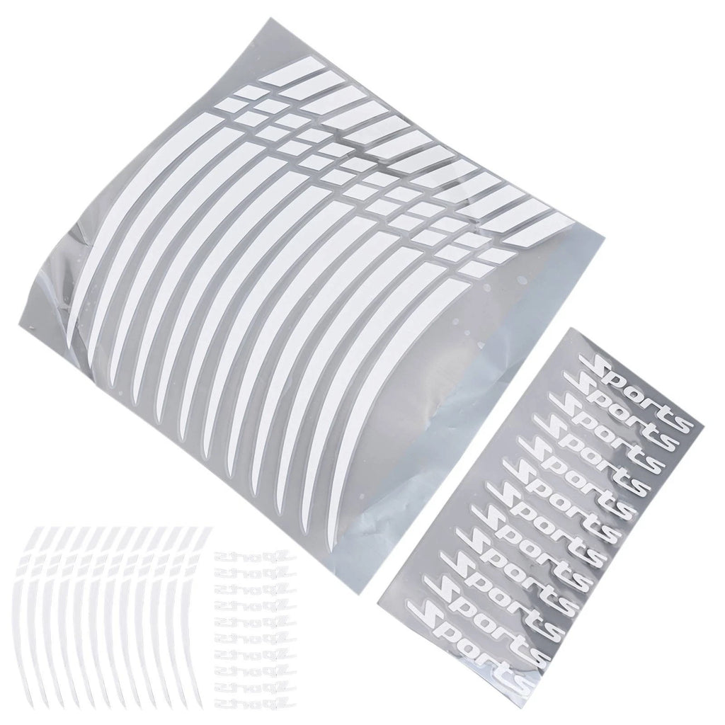 12 Pieces Wheel Rim Stripe Tape Stickers for 18-21 Inch Sport Wheels