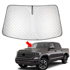 Foldable Windshield Sun Shade for Toyota Tundra (2007–2021)