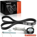 3X Serpentine Belt Drive Component Kit for Buick Encore, Chevy Sonic (2013–2020)