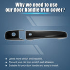 8pcs Exterior Side Door Handle Cover Trim for Dodge Durango (2011-2021)