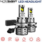 2X H13 9008 LED Headlight Bulbs for NOVSIGHT (6500K, 880000LM)