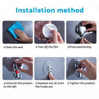 2X Vacuum Suction Cup Hooks for Bathroom Kitchen Towel Shower Holder
