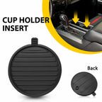 Center Console Cup Holder Insert for Ford F150 Expedition (2017–2021) Black