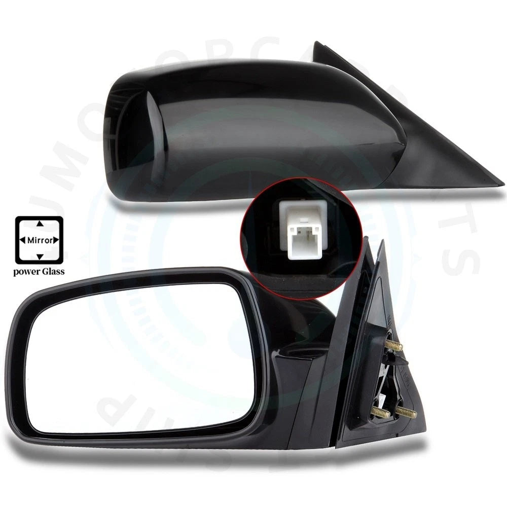Power Driver Side Mirror for Toyota Camry (2007–2011) Textured Black