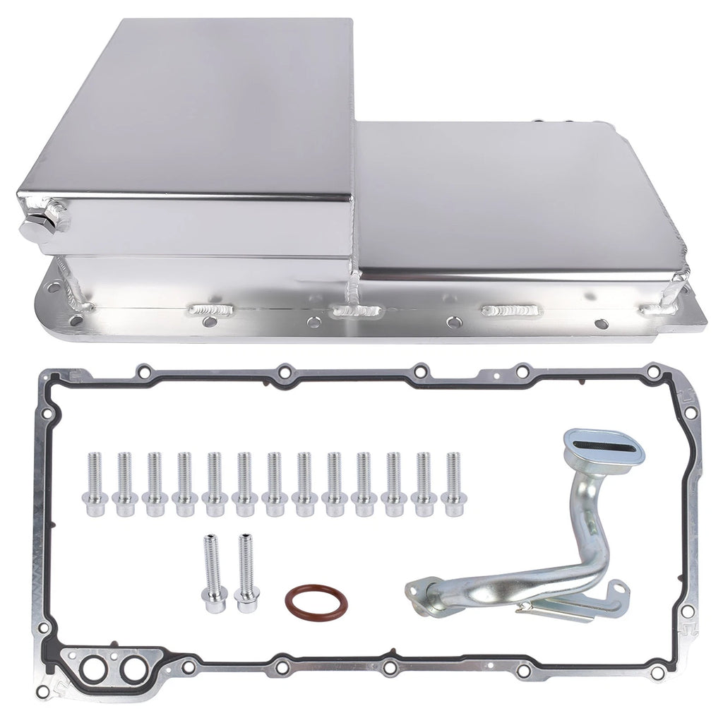 7 Quarts Oil Pan w/ Gasket for LS1 LS2 LS3 LS6 Small Block V8 (1997–2023)