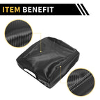 Armrest Cover for Ford F-150 (Microfiber Leather, Carbon Fiber, Black)