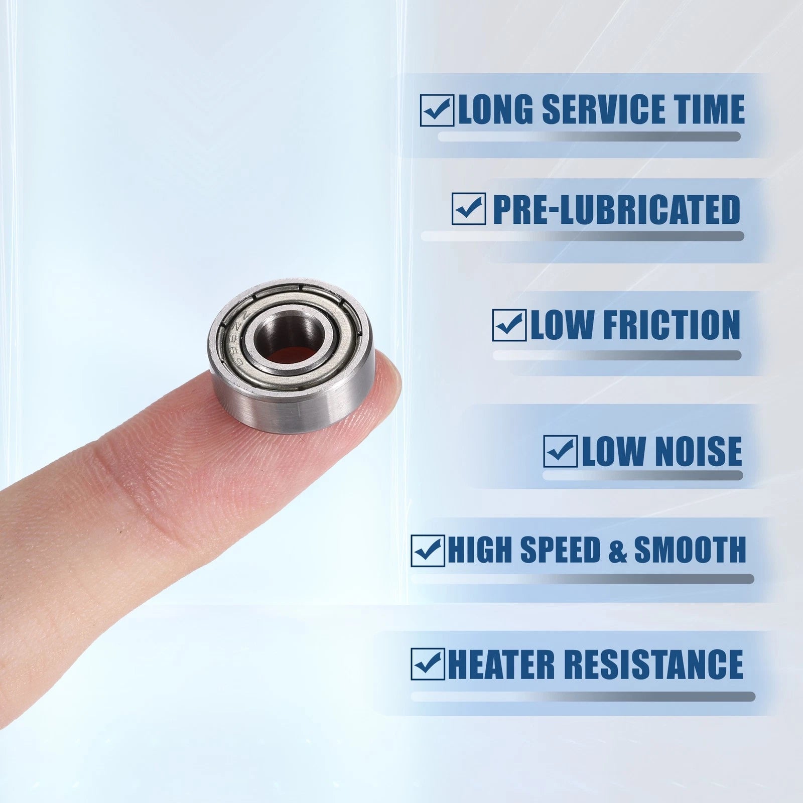 20pcs 696ZZ Deep Groove Ball Bearings for Various Models (6x15x5mm)