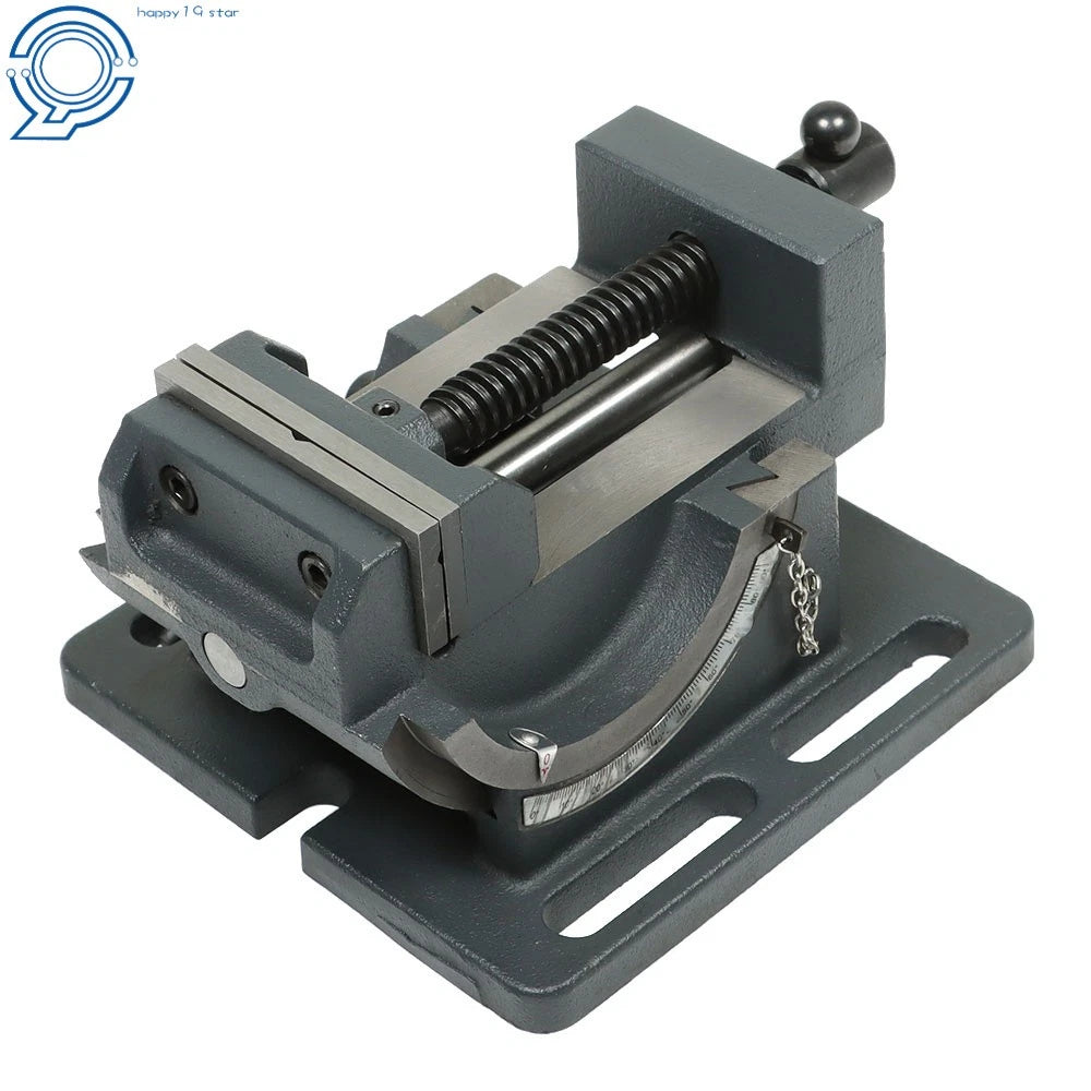 3.25 Inch Tilting Angle Vise for Benchtop Drill Press (Industrial Strength)
