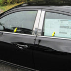 4pc Stainless Steel Window Sill Trim Replacement for Nissan Versa (2012–2019)