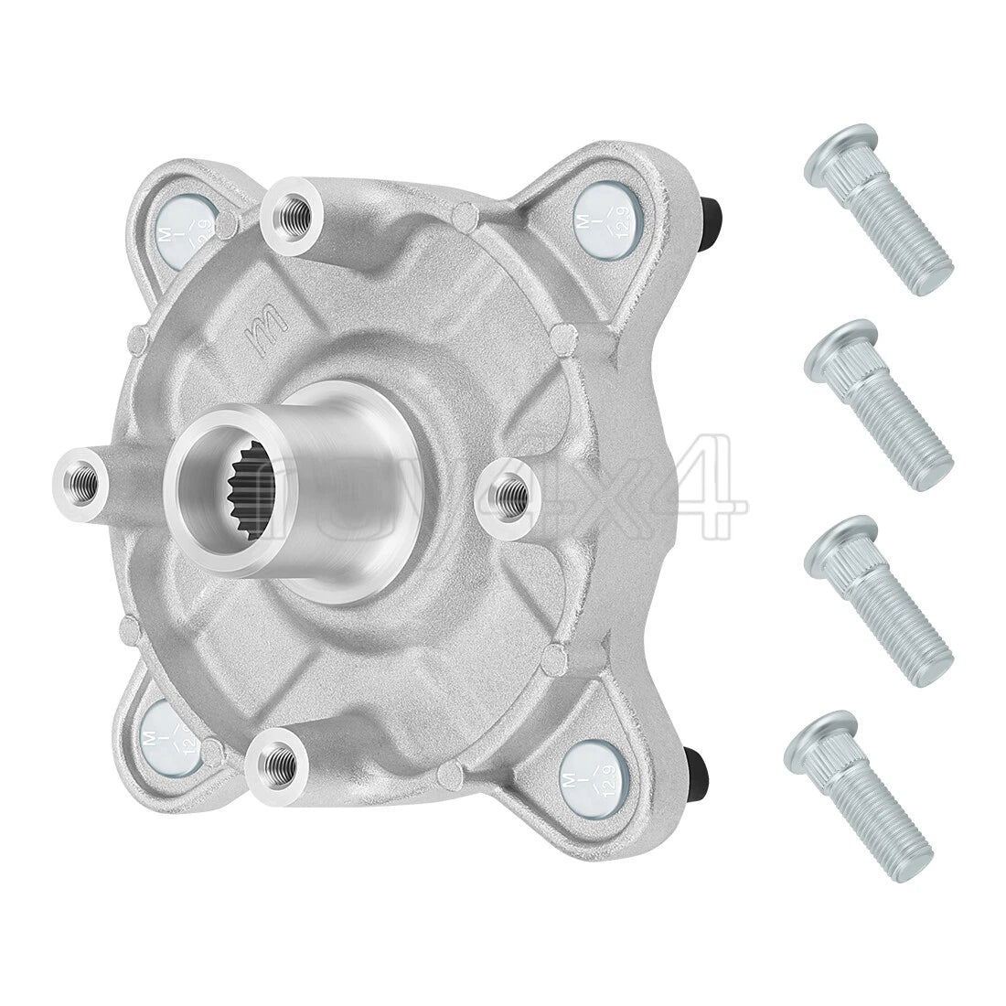 Front Wheel Hub with Stud for Polaris Hawkeye 300, Sportsman 300 (2004–2014) 5136296, 5134932