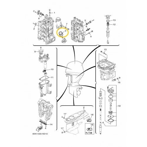 2X Oil Filter for Yamaha (5GH-13440-70)