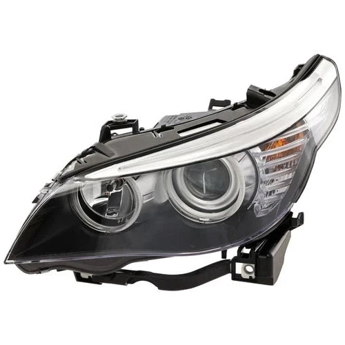 Headlight Halogen W/Bulbs Left for BMW 5-Series E60 E61 (2004–2010)