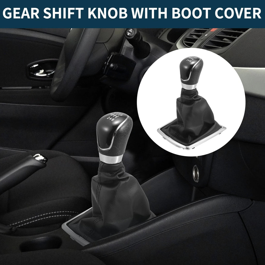 6 Speed Manual Gear Shift Knob with Cover for Ford Focus MK2 (2005–2012)