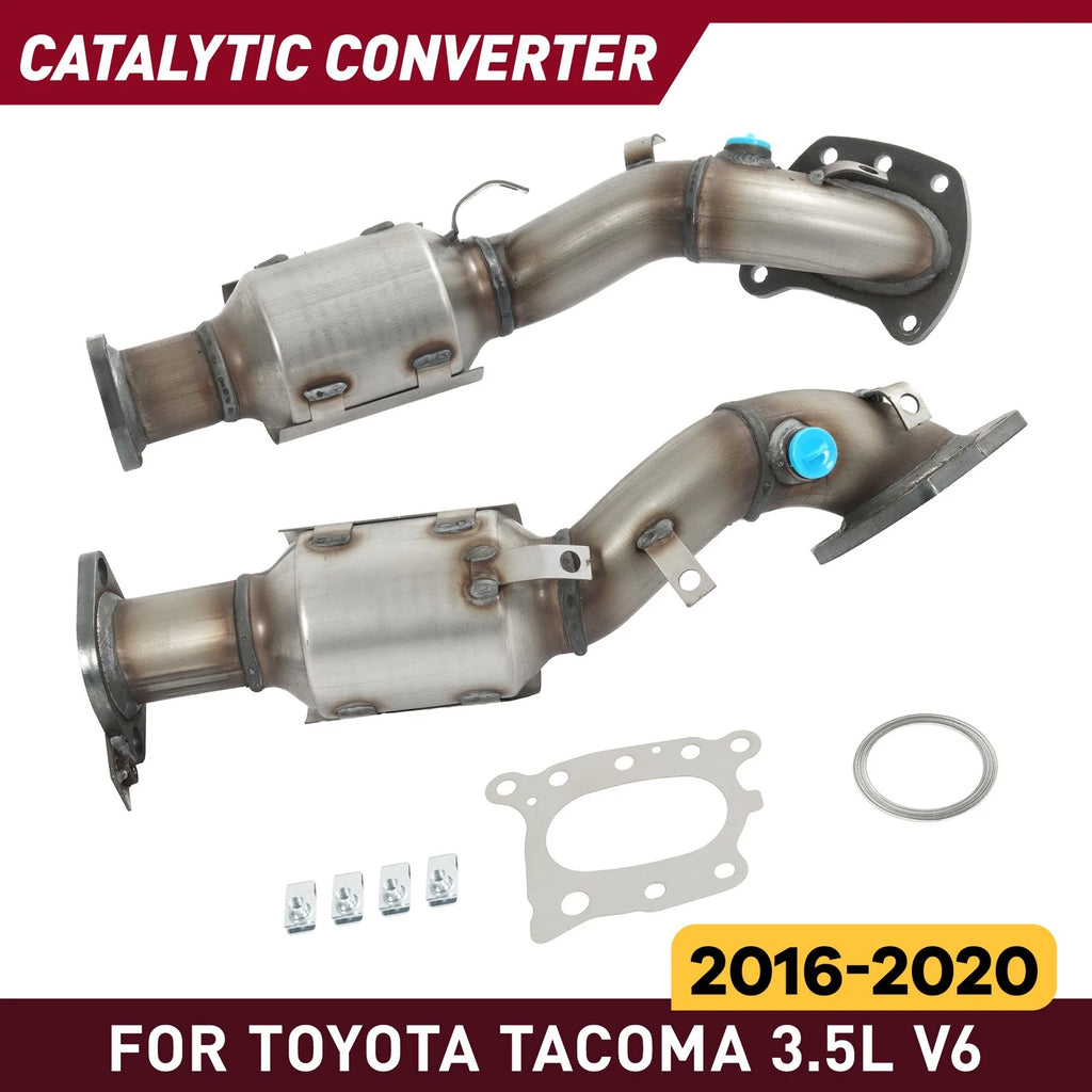 Set of 2 Catalytic Converters for Toyota Tacoma 3.5L V6 (2016–2020)
