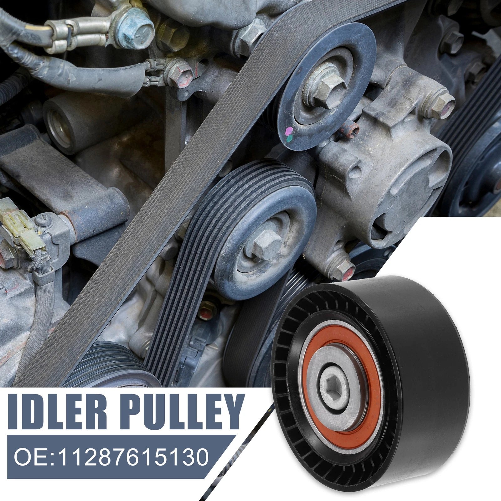 Drive Belt Idler Pulley for BMW 535i GT (2010–2017) 11287615130