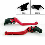 Long Brake Clutch Levers for Honda CBR929RR (2000–2001) Red T9