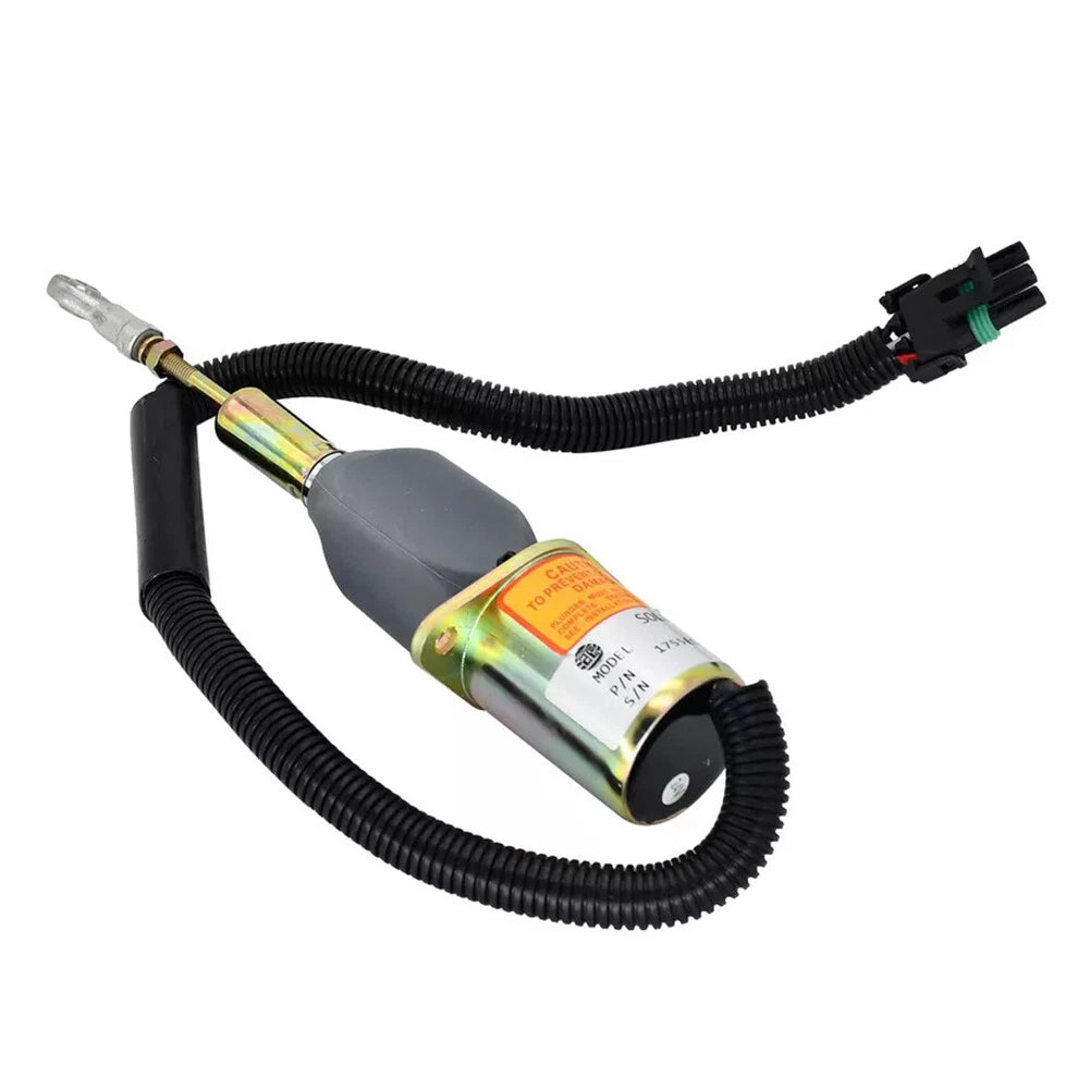 Fuel Shutoff Solenoid RE504223, 1755ES for John Deere 6076, 6068