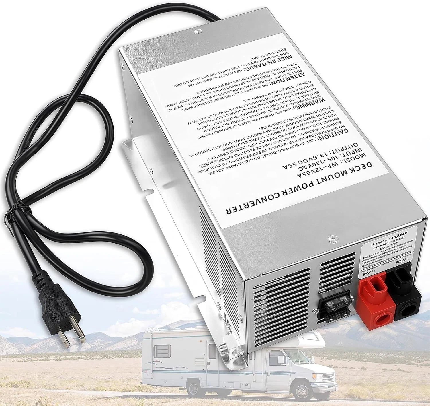 WF-9855 RV Converter 55 Amp for RV Trailer Camper (12V)