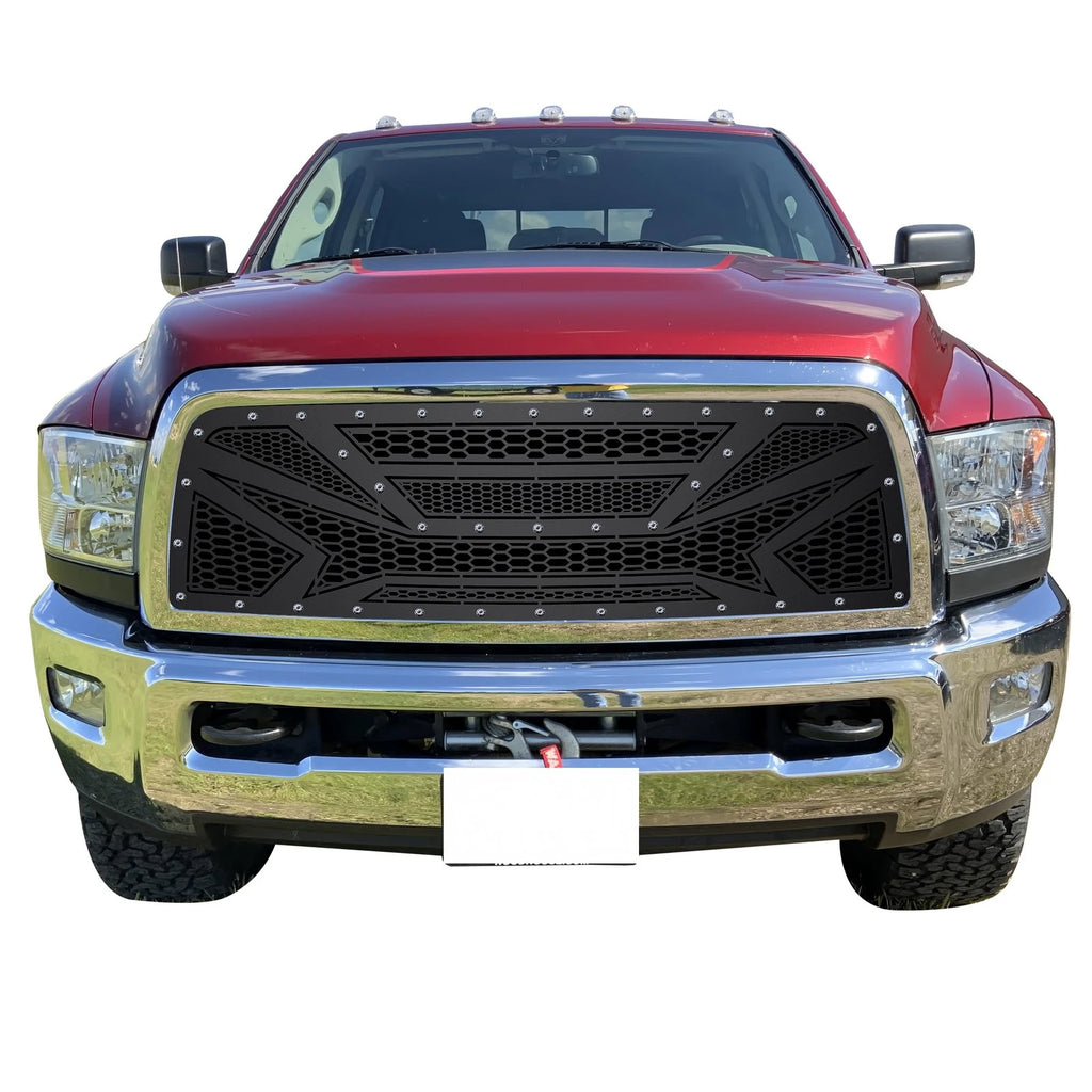 Stainless Black Laser Cut Grille Insert for Dodge Ram 2500/3500 (2010-2012)