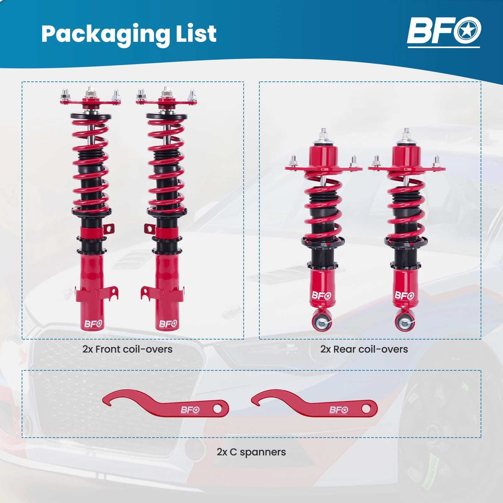 Coilover Kit for Honda CR-V (2007-2011)