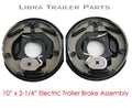 Electric Trailer Brake 10" x 2-1/4" Pair for 3500 lbs Axle (21003)