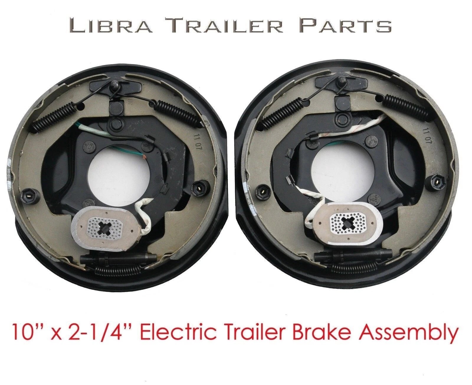 Electric Trailer Brake 10" x 2-1/4" Pair for 3500 lbs Axle (21003)