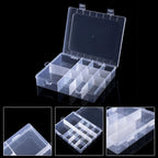 Adjustable Plastic Storage Box Organizer for Screws (14 Grids)