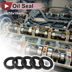 Set of 5 Rotary Shaft Oil Seals 38x55x10mm Nitrile Rubber 672668828809
