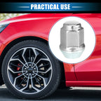 5 Pcs M12x1.5 Wheel Lug Nuts for Ford Focus, Dodge Grand Caravan (2000-2023)
