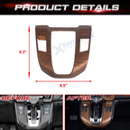 Peach Wood Grain Center Gear Shift Panel Cover for Honda CR-V (2017-2022)