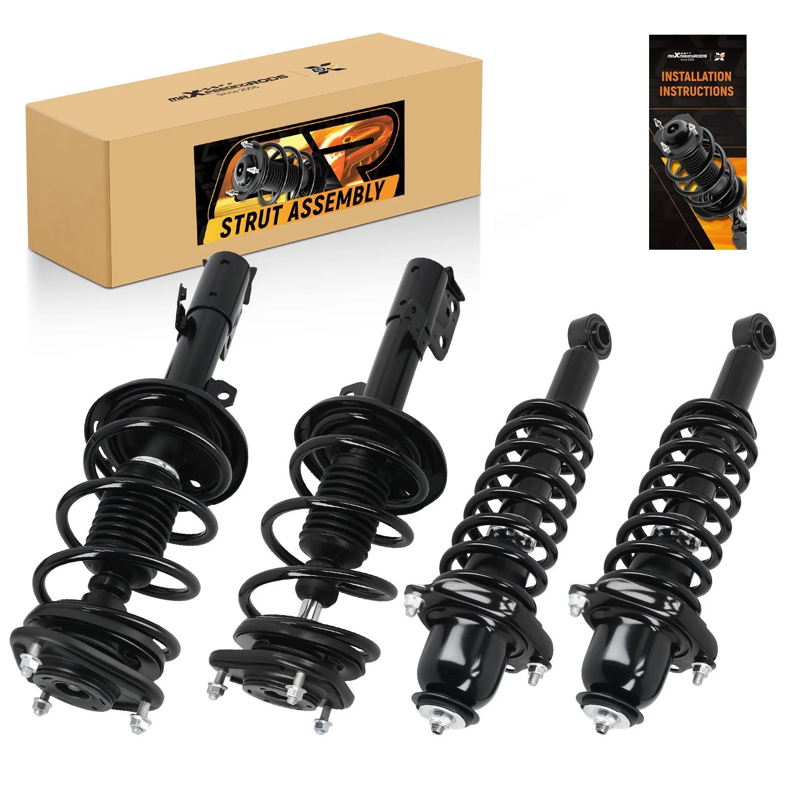 Set of 4 Strut Shock Springs for Toyota Corolla (2014–2019)