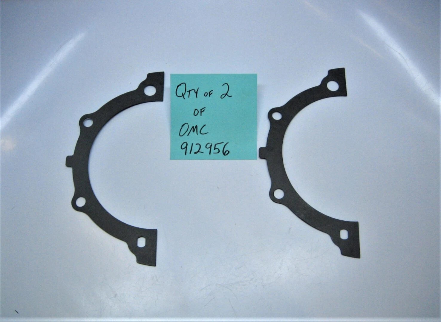 2X Crankcase Seal Gaskets for OMC Sterndrive (3852656, 912956)