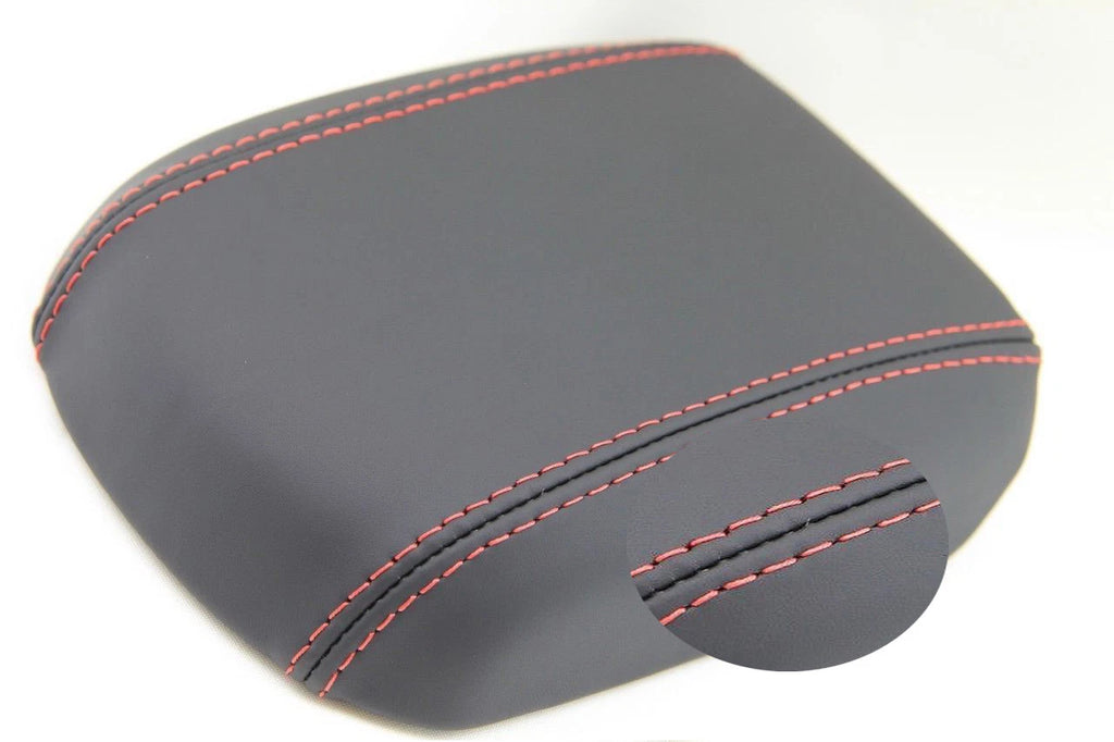 Center Console Armrest Cover for Chevrolet Cruze (2011–2015) Red Stitch