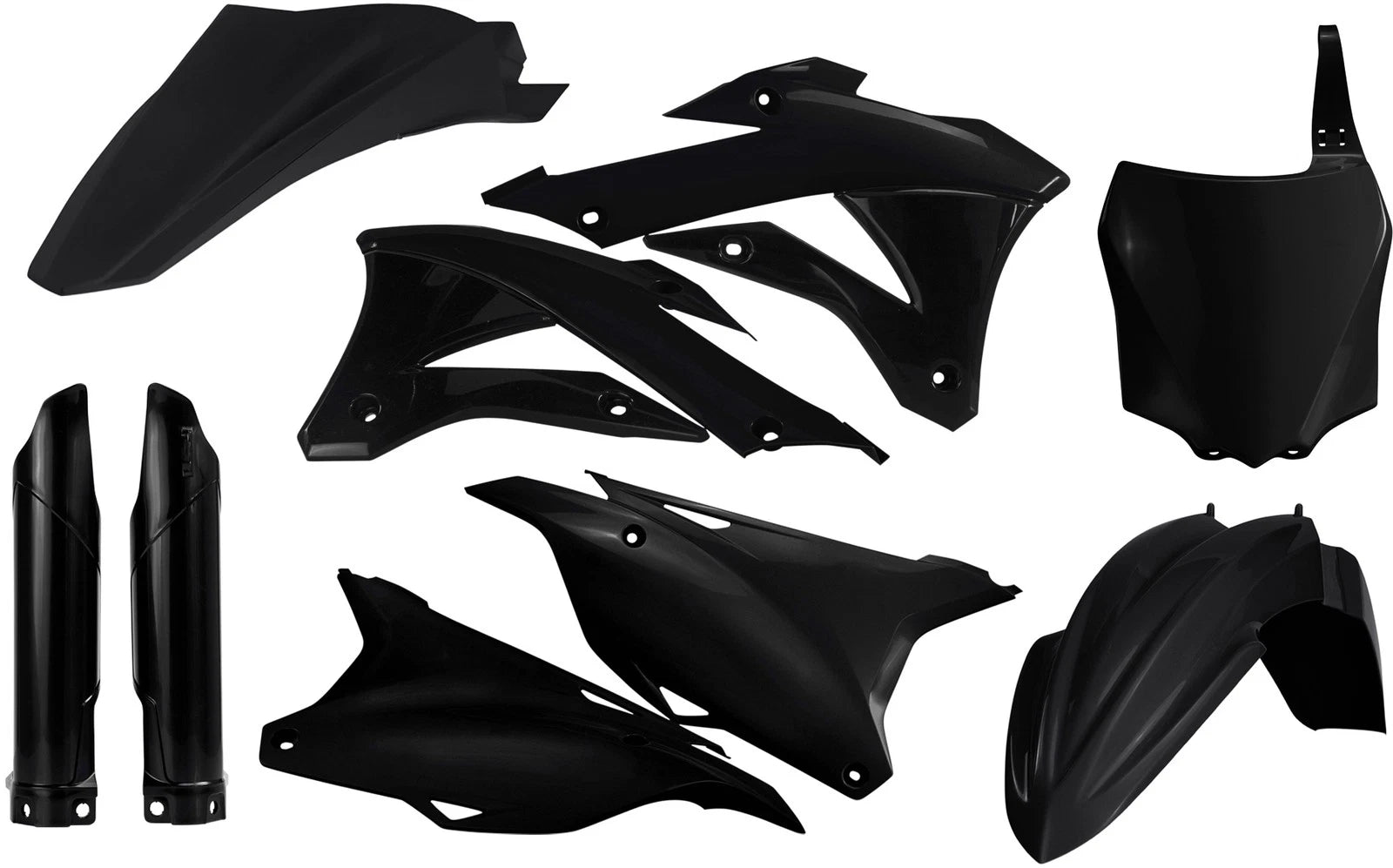 Acerbis Full Body Kit for Kawasaki KX (2014–2021) - Black