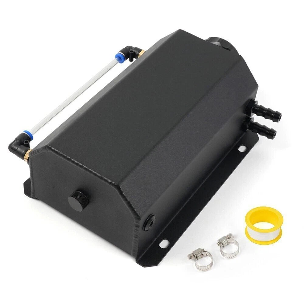 2L Aluminum Radiator Coolant Overflow Tank for Universal Fit