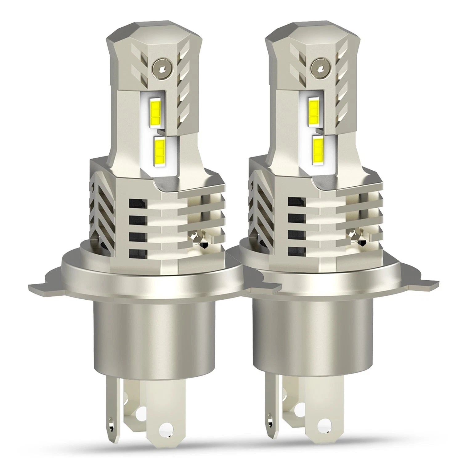 2X H4 LED Headlight Kit Bulbs for 30000LM Cool White