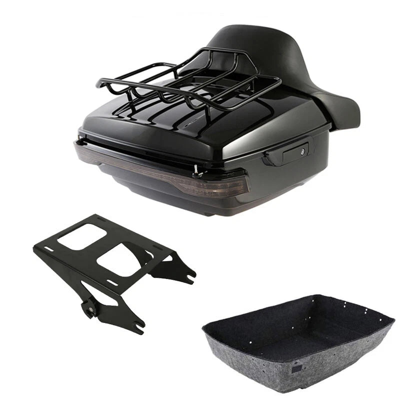 LED Tail Light for Harley Touring (2014–2026) - King Trunk Backrest Mount Rack