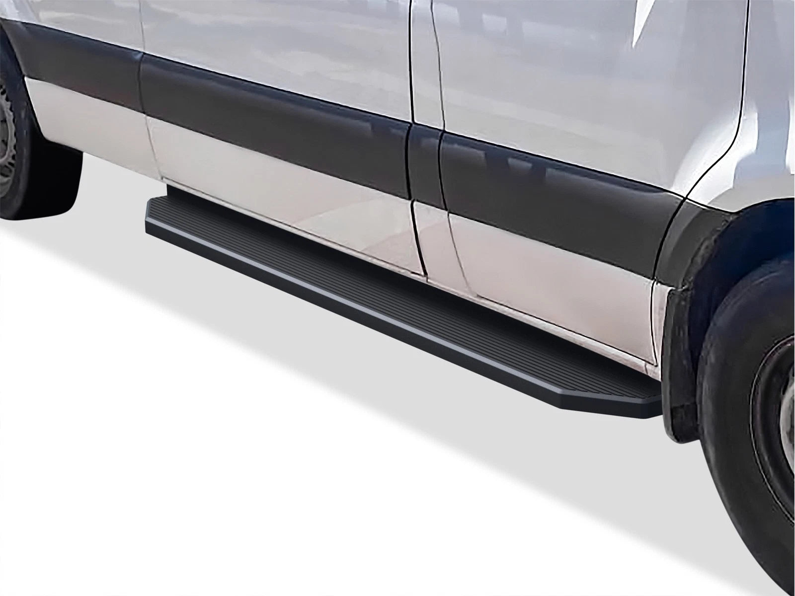 iBoard Black Running Boards for Mercedes-Benz Metris (2016–2023)