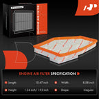 2X Engine Air Filter for BMW 550i xDrive 750i xDrive Alpina B7 (2020–2022)