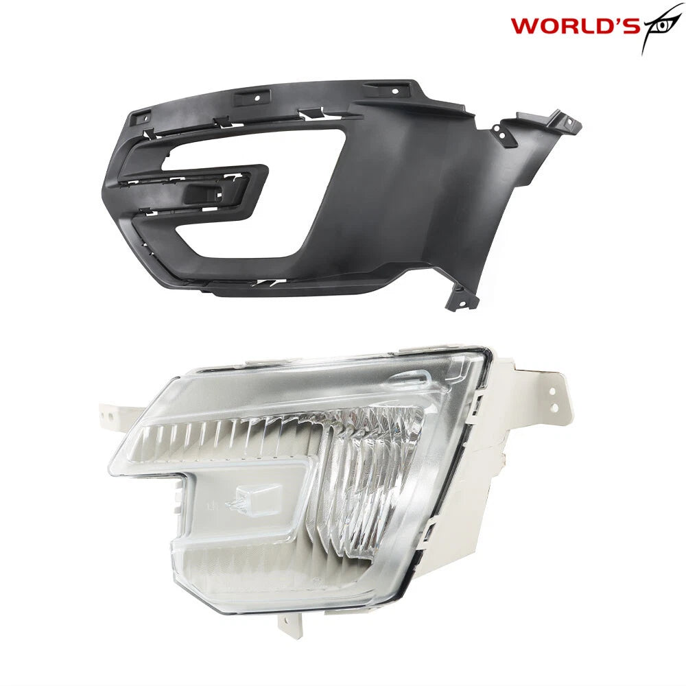 Front Bumper Halogen for Ford Explorer (2016–2017) with Bezel Left Fog Light