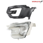 Front Bumper Halogen for Ford Explorer (2016–2017) with Bezel Left Fog Light