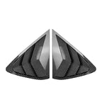 Rear Window Louver Shutter Cover for BMW X6 F16 (2015–2019) Carbon Fiber Look