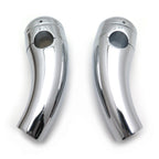 Chrome 7/8" Handlebar Riser Mounting Clamp for Honda Harley Yamaha (Universal)