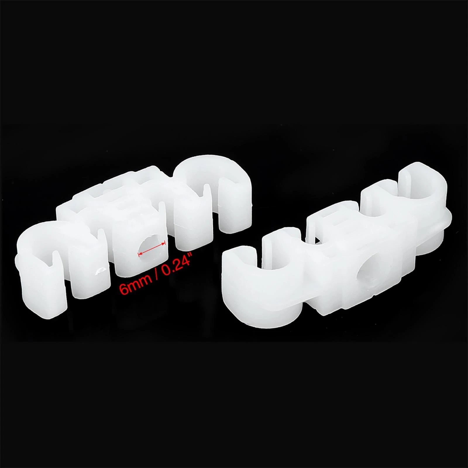 50pcs 4 Way Petrol Line Hose Retaining Clip for Volkswagen 