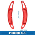 Steering Wheel Shift Paddle Covers for Porsche Cayenne Red (Set of 2)
